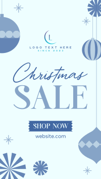 Ornamental Christmas Sale Facebook Story Design