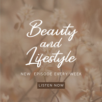 Beauty and Lifestyle Podcast Instagram Post Design