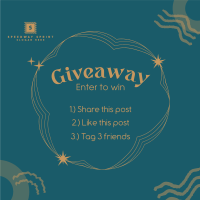 Abstract Giveaway Rules Instagram post Image Preview