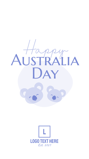 Happy Australia Day Instagram story Image Preview