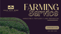 Farmland Exclusive Service Facebook Event Cover Design