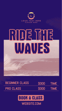 Ride the Waves Surf Class YouTube Short Preview