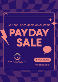 Quirky Tech Sale Poster Image Preview