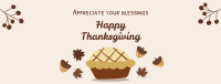 Thanksgiving Pie  Facebook cover Image Preview