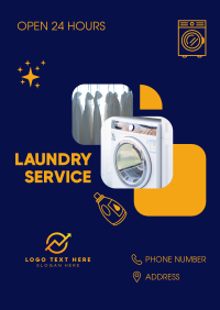 Laundry Shop Service Poster Image Preview