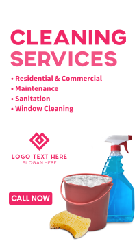 Home Cleaners Facebook Story Design
