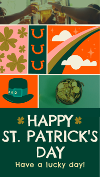 Rustic St. Patrick's Day Greeting YouTube Short Design