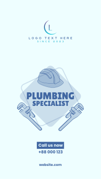 Plumbing Specialist Facebook Story Design