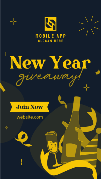 New Year Giveaway Instagram story Image Preview