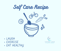 Self Care Recipe Facebook Post Design