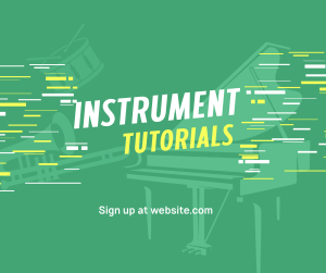 Music Instruments Tutorial Facebook post Image Preview