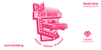 Car Wash Signage Twitter post Image Preview