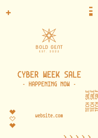 Cyber Week Sale Poster Image Preview