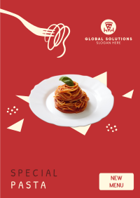 New Pasta Menu  Poster Image Preview