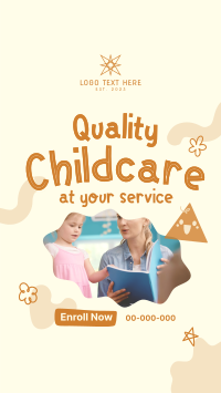 Quality Childcare Services Instagram Story Design