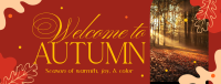 Hello Autumn Facebook cover Image Preview