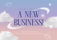 Startup Business Launch Postcard Design