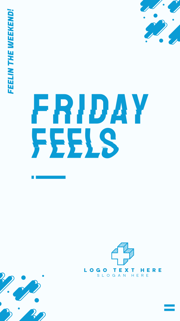 Friday Feels Facebook Story Design Image Preview