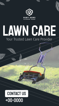 Professional Lawn Care TikTok Video Image Preview