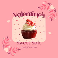 Valentines Cupcake Sale Instagram post Image Preview