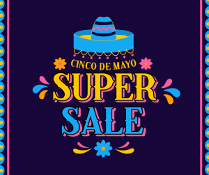 Cinco De Mayo Biggest Colorful Sale Facebook post Image Preview