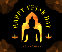 Celebrate Vesak Day Facebook Post Design
