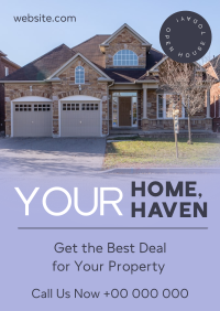 Your Home Your Haven Poster Design