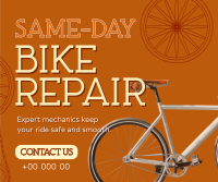 Bike Repair Shop Facebook Post Design
