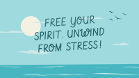 Unwind From Stress Facebook Event Cover Design