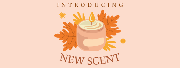 New Candle Scent Facebook Cover Design Image Preview