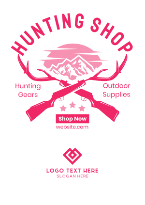 Hunting Shop Poster Image Preview
