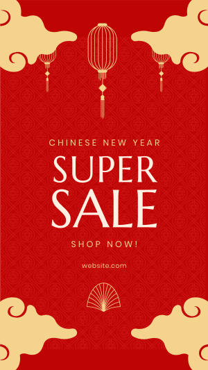 Lunar New Year Sale Facebook story Image Preview