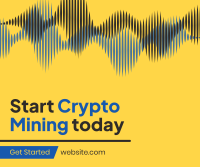 Cryptocurrency Market Mining Facebook Post Design