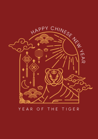 Year of the Tiger Poster Design
