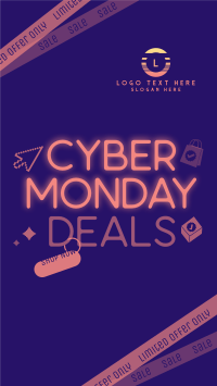 Cyber Deals For Everyone Facebook Story Design