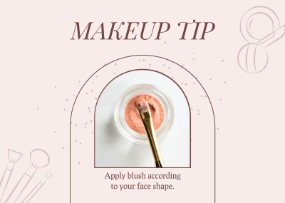 Makeup Beauty Tip Postcard Image Preview