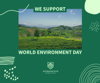 We Support World Environment Day Facebook Post Image Preview