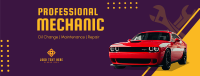 Professional Mechanic Facebook cover Image Preview