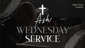Ash Wednesday Volunteer Service YouTube Video Image Preview
