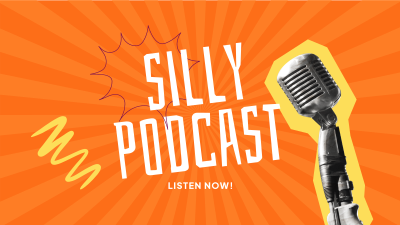 Silly Podcast Facebook event cover Image Preview