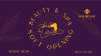 Spa Soft Opening  Facebook Event Cover Design