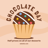 Chocolate Cupcake Instagram Post Design