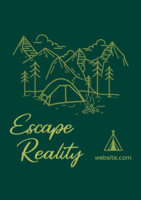 Escape Reality Poster Design