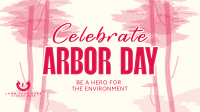 Celebrate Arbor Day Facebook Event Cover Design