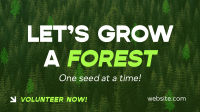 Forest Grow Tree Planting Facebook event cover Image Preview