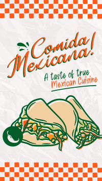 Comida Mexicana YouTube short Image Preview