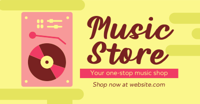 Premium Music Store Facebook ad Image Preview