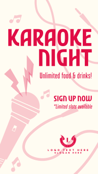 Karaoke Night Instagram reel Image Preview