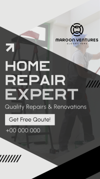 Home Repair Expert TikTok Video Image Preview