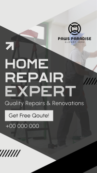 Home Repair Expert TikTok Video Image Preview